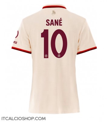 Bayern Munich Leroy Sane #10 Terza Maglia Femmina 2024-25 Manica Corta